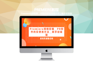 Premiere视频剪辑＿PR软件的实使用方法＿新手初级版（共9节）