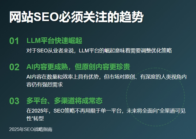 2025年SEO必须关注的趋势